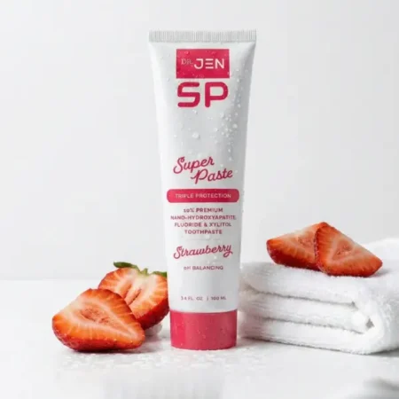 Super Paste with Fluoride + 10% Premium Nano-hydroxyapatite Toothpaste- Strawberry