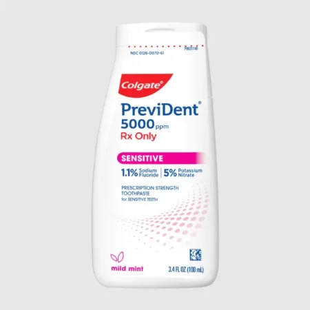 Colgate® PreviDent® 5000 ppm Sensitive (1.1% Sodium Fluoride, 5% Potassium Nitrate), Mild Mint